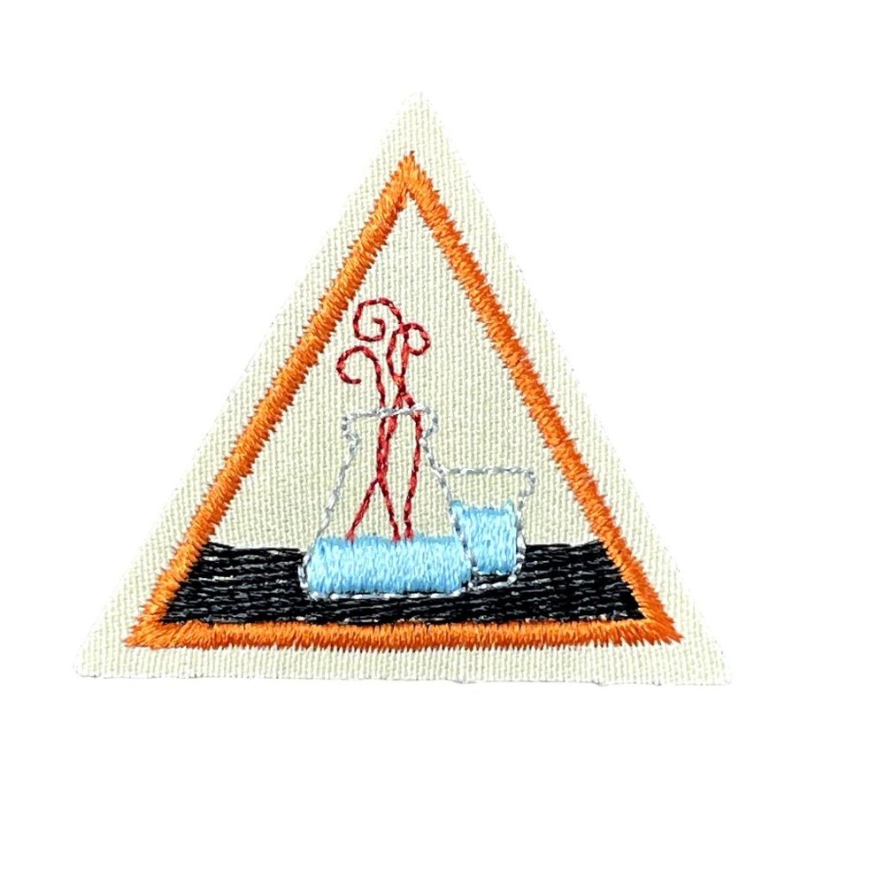 Try It Science Wonders Patch GSA Girl Scouts of America Brownie Girl Retired u
